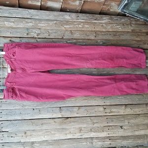 FANCY Vintage PINK BRUSHED DENIM 32 (hip)X32 Abercrombie & Fitch LOW RISE JEANS